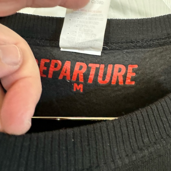 High End Black & White DEPARTURE Effing Legend Crew Sweatshirt Unisex M MINTY - Picture 5 of 5